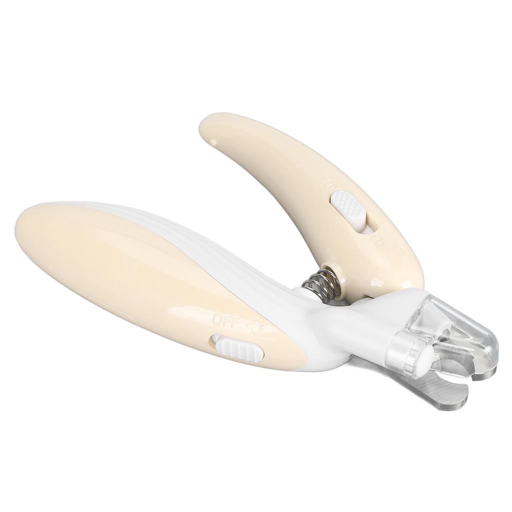 Светодиодная когтерезка для домашних животных, триммер для когтей, нержавеющая сталь, безопасная когтерезка для собак, эргономичная