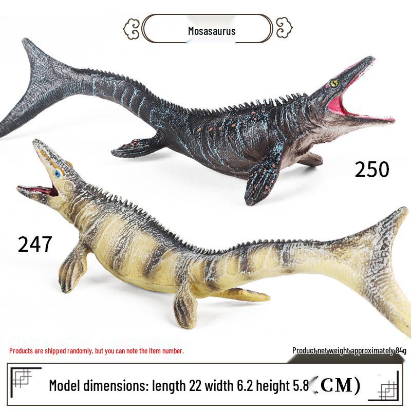 Dinosaur Model Set: T. Rex, Spinosaurus, Mosasaurus, Stegosaurus, Triceratops Cognitive Toys