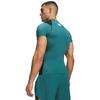 Under Armour HeatGear® Elite Тренировочная Фитнес Бег Легкая Дышащая Универсальная Футболка с Коротким Рукавом Мужские топы Ретро-Зеленый 6015382-338