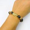 Унисекс Женщины Привлекают Богатство Фен Шуй Мужской Браслет Обсидиан Камень Бусины Браслеты Браслет На Удачу