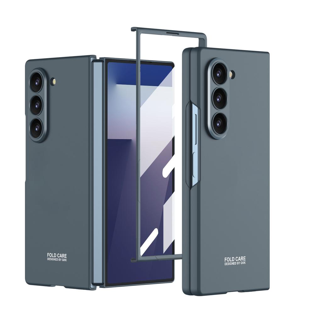 Подходит для чехла для мобильного телефона Samsung ZFold7 Ультратонкий Чехол для Zfold7 со складным экраном Пленка Интегрированный Точный вырез Полностью закрывающий Простой Защита от падений