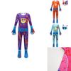 Cute And Comfortable Superkitties Children's Jumpsuit Cartoon Design Soft Milk Silk Fabric Multiple Colors 100cm-150cm/43.3-59.05in
