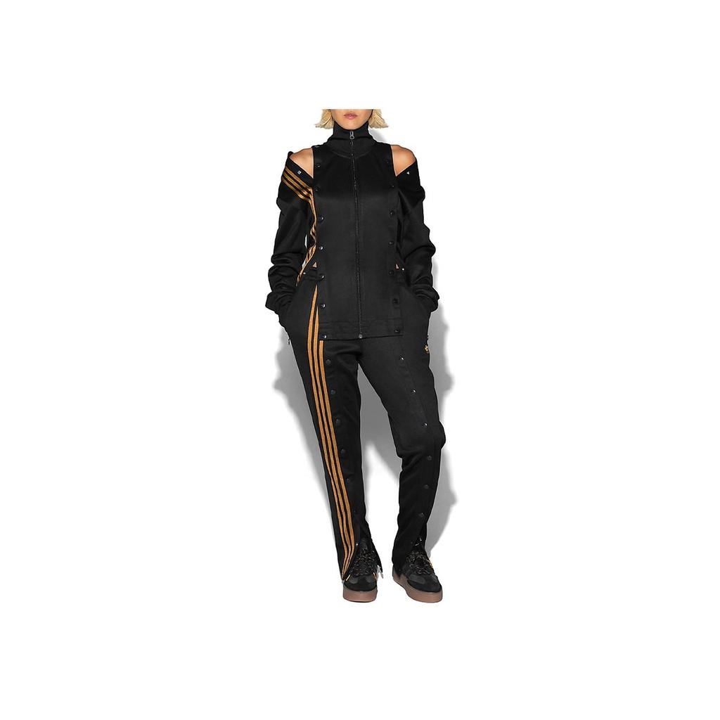 Adidas Спортивная куртка в полоску X Ivy Park, топы унисекс, черный GV1584