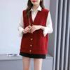Knitted Base Shirt New Style Vests for Women Loose and Lazy Style with Fashionable Large-size Vests for Women