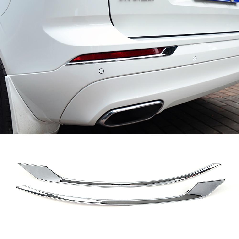 Для Volvo XC60 2018-2022 хромированная передняя противотуманная фара, задняя противотуманная фара, накладка, рамка, внешний вид из АБС-пластика