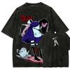 Alice Madness Returns Стирка Футболка Унисекс Личность Одежда Оверсайз Подходит для всех сезонов Пара Классический Высокое качество