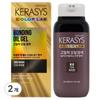 Высокоадгезивная масляная краска для волос Kerasys, темно-коричневый, 2 шт.