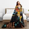 Monster Trucks Rule Plush Blanket Kids Adult Flannel Throw Outdoor Super Warm Customized Quality Bedspread Birthday Gift