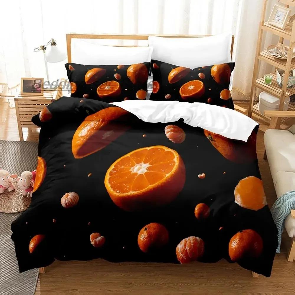 Strawberry Vegetables And Fruits Bedding Collection Single Twin Full Queen King Size Bed Collection Aldult Boys Bedroom Duvetcover Collections