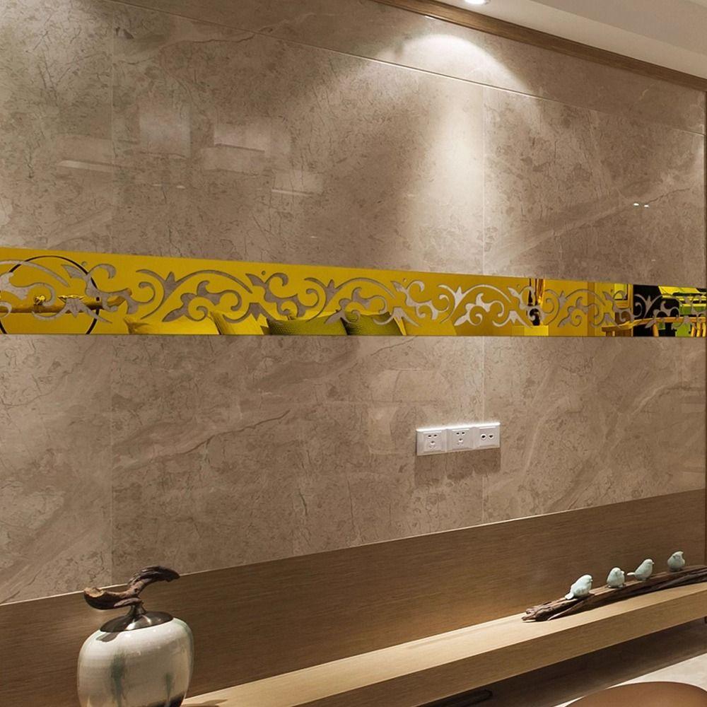 Acrylic Material Acrylic Wall Stickers 3D Design Self Adhesive Wall Paster  Home Decor