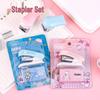 Mini Cartoon Stapler Set - Portable Student Test Paper Binding Machine