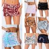 Womens Sparkly Sequin Mini Skirt Low Waist Hip Package Skirt Stylish Carnival Party Dancing Skirt Clubwear