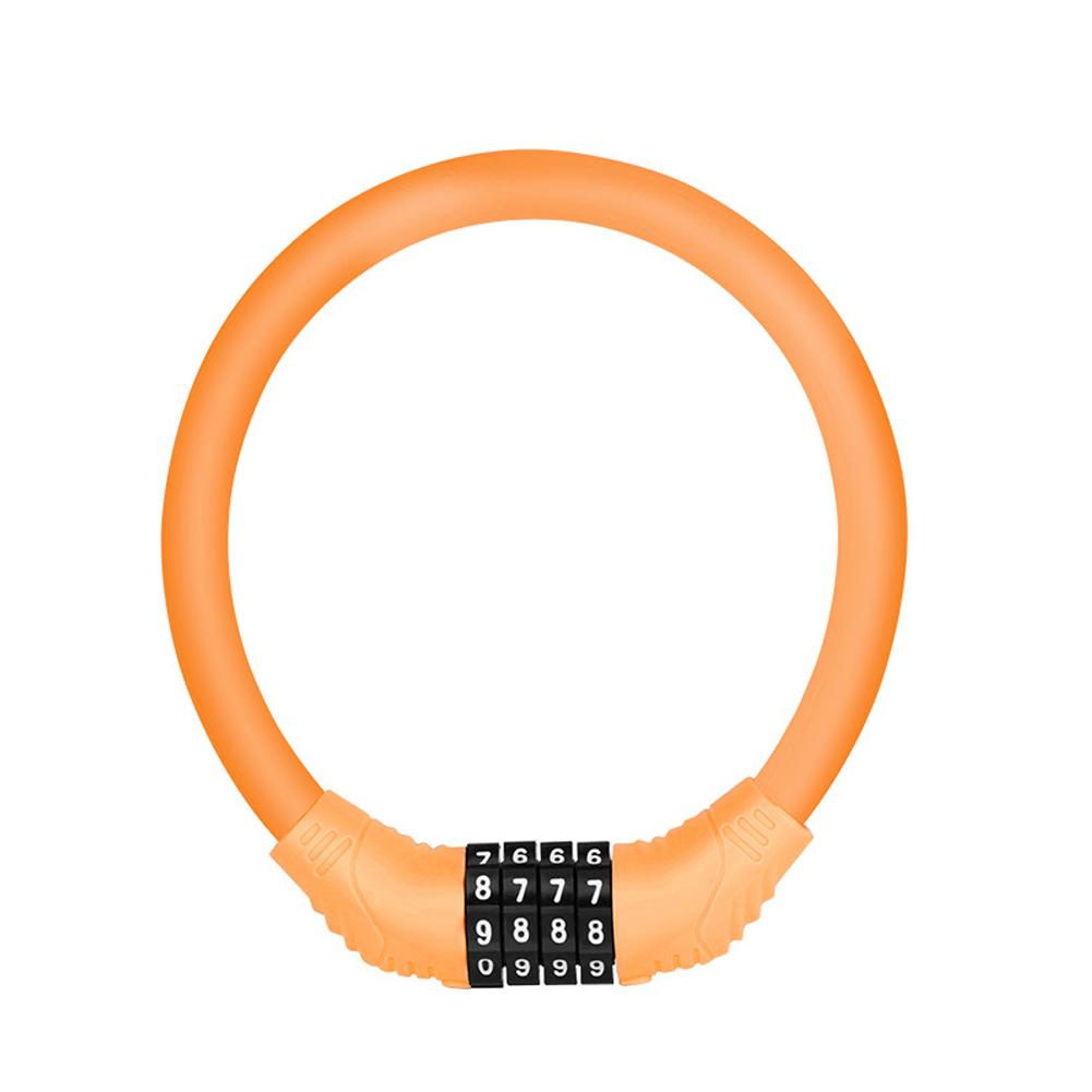 Bike Accessories Bicycle Bike Lock Anti-theft Password MTB Road Bike Security Cable Locker Portable Combination Code Padlock