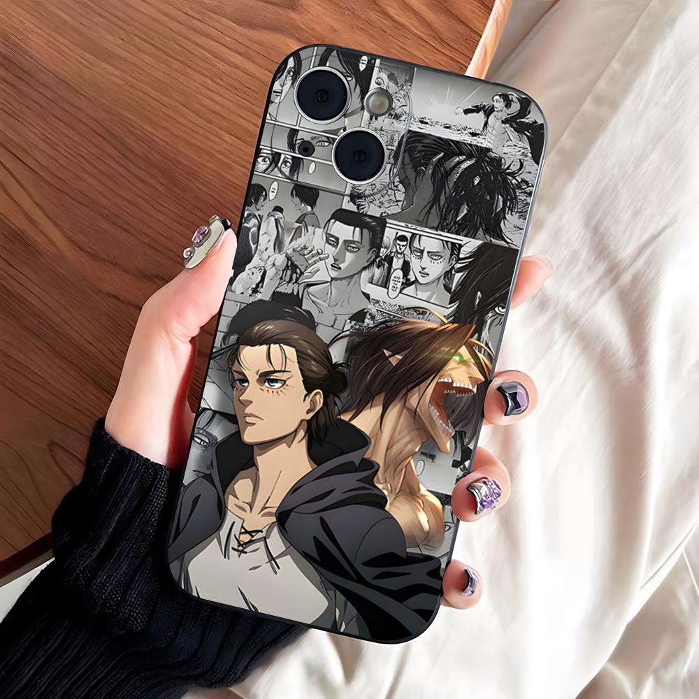 Attack On Titan Phone Case For IPhone 17 Pro Max 16 15 14 Pro Max 13 11 X Xs Xr 8 7Plus Silicone Cover
