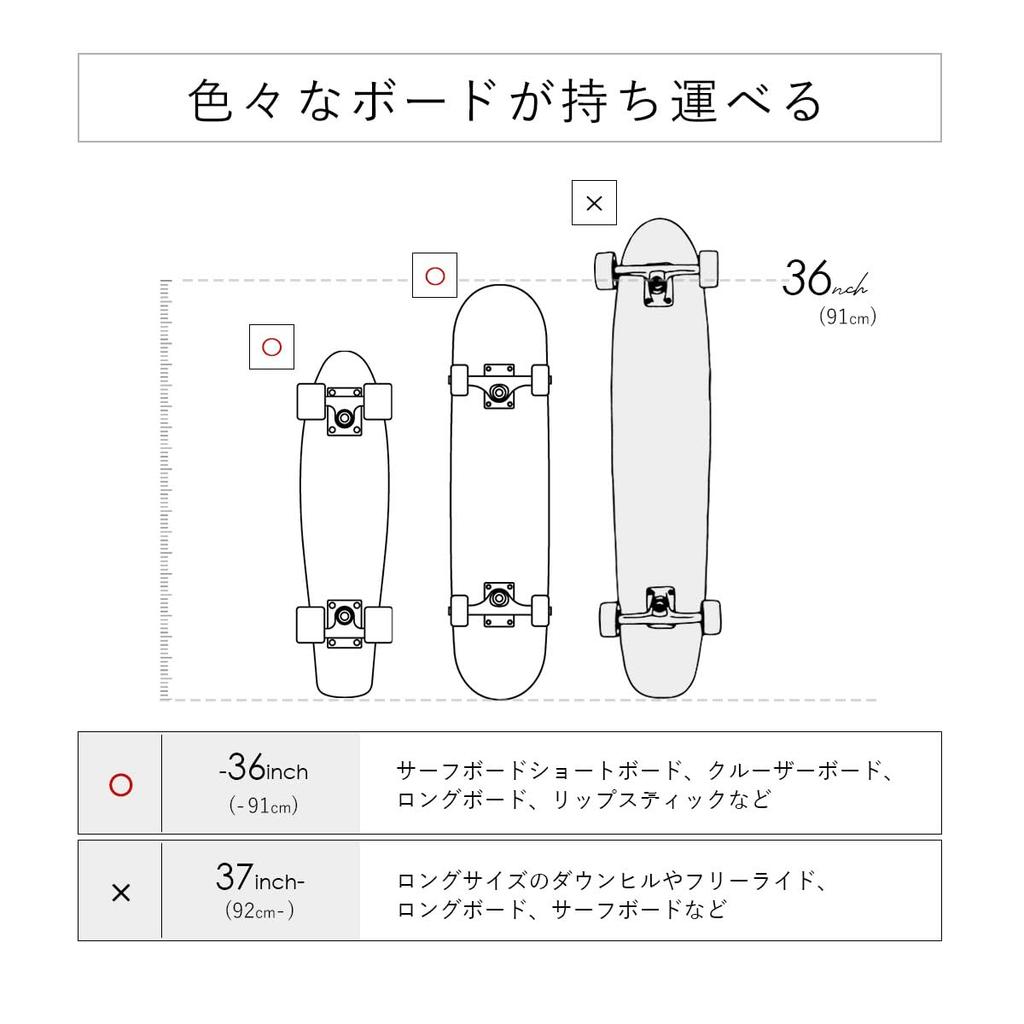 Monoii Surf Skate Skateboard Bag Electric Skateboard Skateboard Rucksack Storage Case