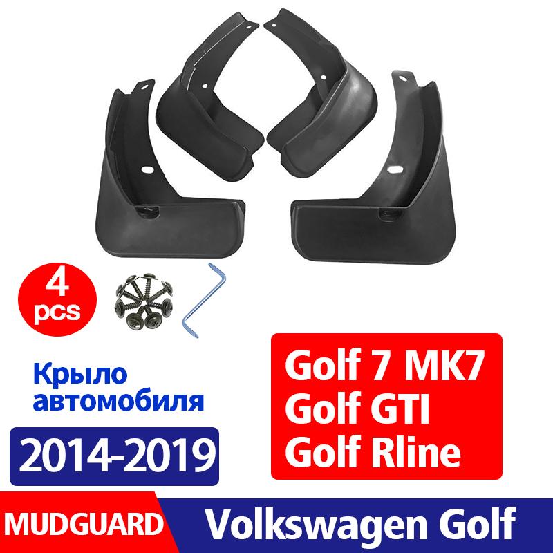 Для Volkswagen VW Golf 7 MK7 Rline GTI брызговики на крыльях автомобильные аксессуары брызговики передние и задние 4 шт. брызговики