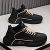 2025 Men’s Shoes Sneakers Fashion Breathable Platform Running Shoes Sport Light Unisex Male Casual Vulcanize Man Shoes Black