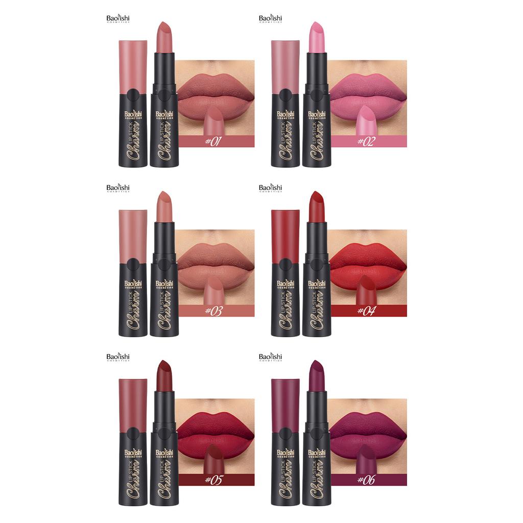 Matte Velvet Lipstick Highly Pigmented Long Lasting Lip Gloss Red Natural Nude Waterproof Lip Makeup