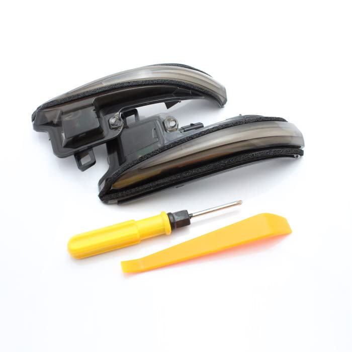 Compatible with Toyota 30 Series and RAV4 door mirrors with sequential turn signals in suitable for both early and late Custom side mirror turn