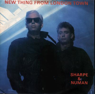 7-дюймовая пластинка SHARPE NUMAN Новая вещь из Лондона NU19 Numa 1986 UK Dance Electronica Б/у