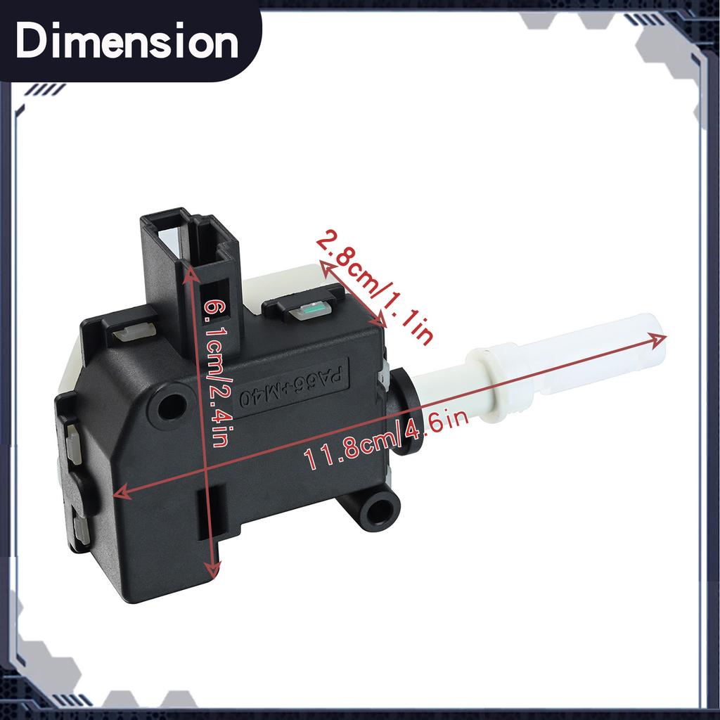 Для VW Caddy Passat SaloonЭлектрический привод замка багажника Центральный механизм Мотор разблокировки защелки 3B5827061C 4B9962115C