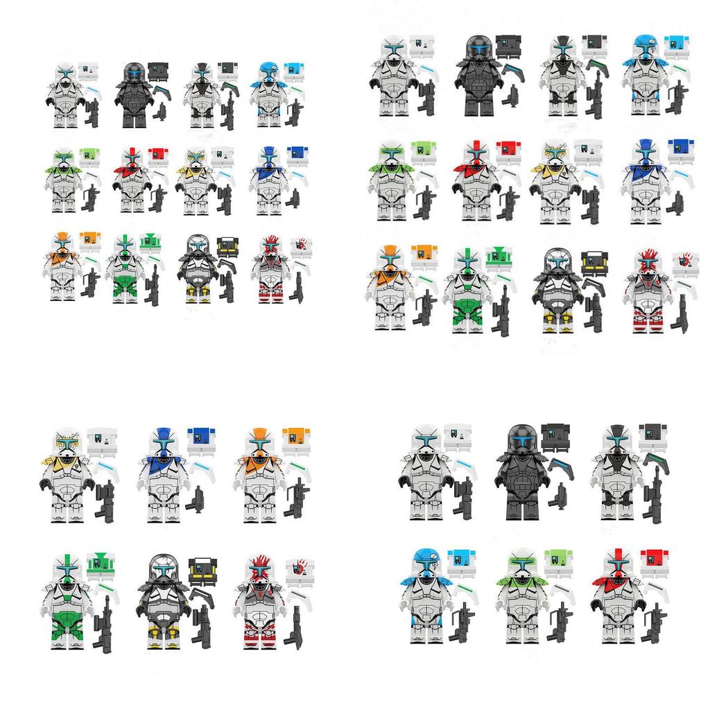 Bright And Detailed Star Wars Minifigures Perfect Gift For Fans Of The Movie And Collectors!