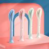 3Pcs Detachable Cutlery Travel Tableware Picnic Dinnerware Travel Portable Cutlery Set Wheat Straw Cutter Fork Spoon