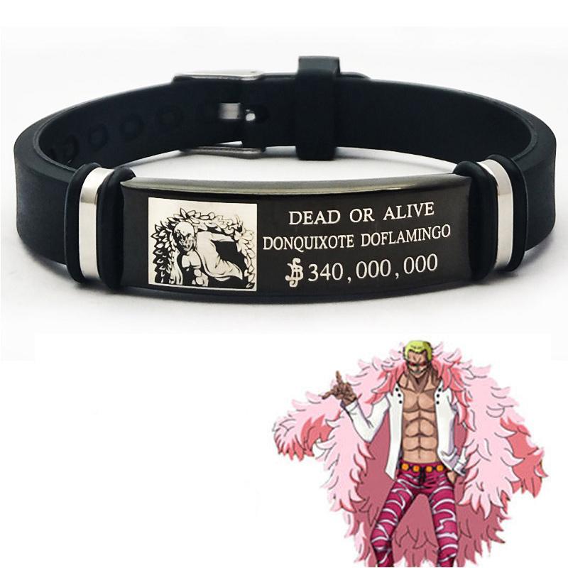 Модный унисекс цельный ремешок на запястье креативный периферийный Луффи Зоро тот же для женщин мужчин подарок на день рождения модные мультяшные ювелирные изделия аксессуары