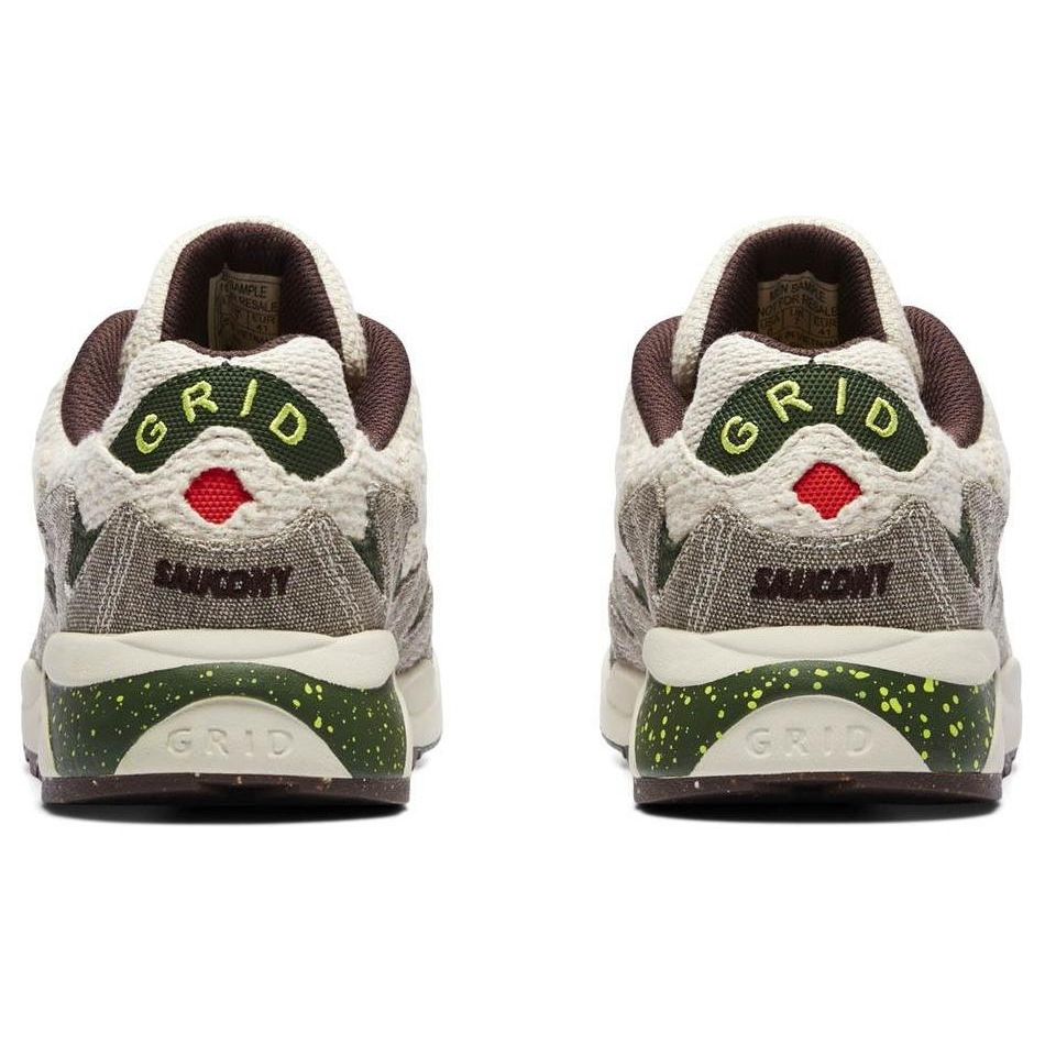 Bodega x Saucony Grid Shadow 2 Jaunt Плетеные Унисекс Кроссовки Кремовый Конопля S70830-1