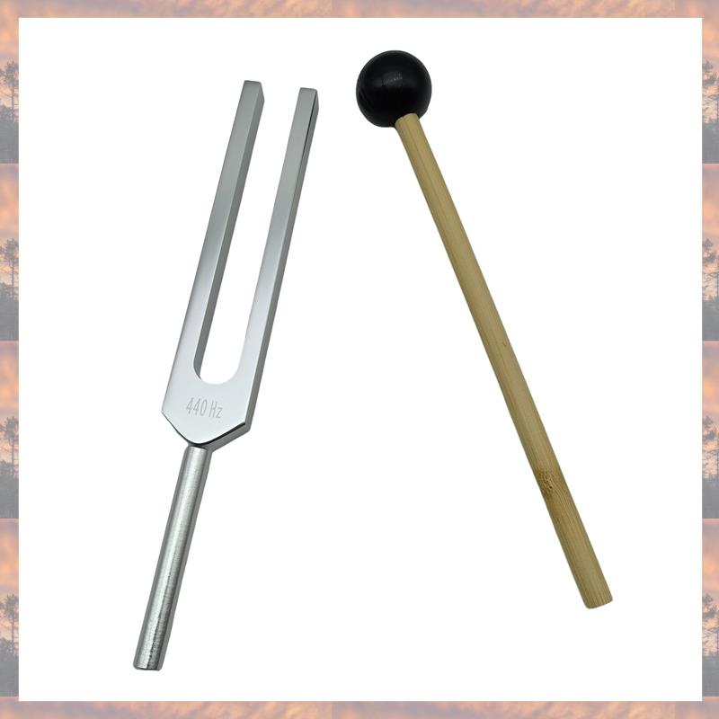 Тенденция 2025 года Алюминиевый сплав Камертон Камертон Музыкальный инструмент 440 Гц С молоточком Для тестирования нервной системы Звуковое исцеление