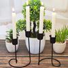 Half Heart Candlestick Holders Iron Metal Taper Candle Holders Decorative Candle Stands Home Decorations for Kitchen Table