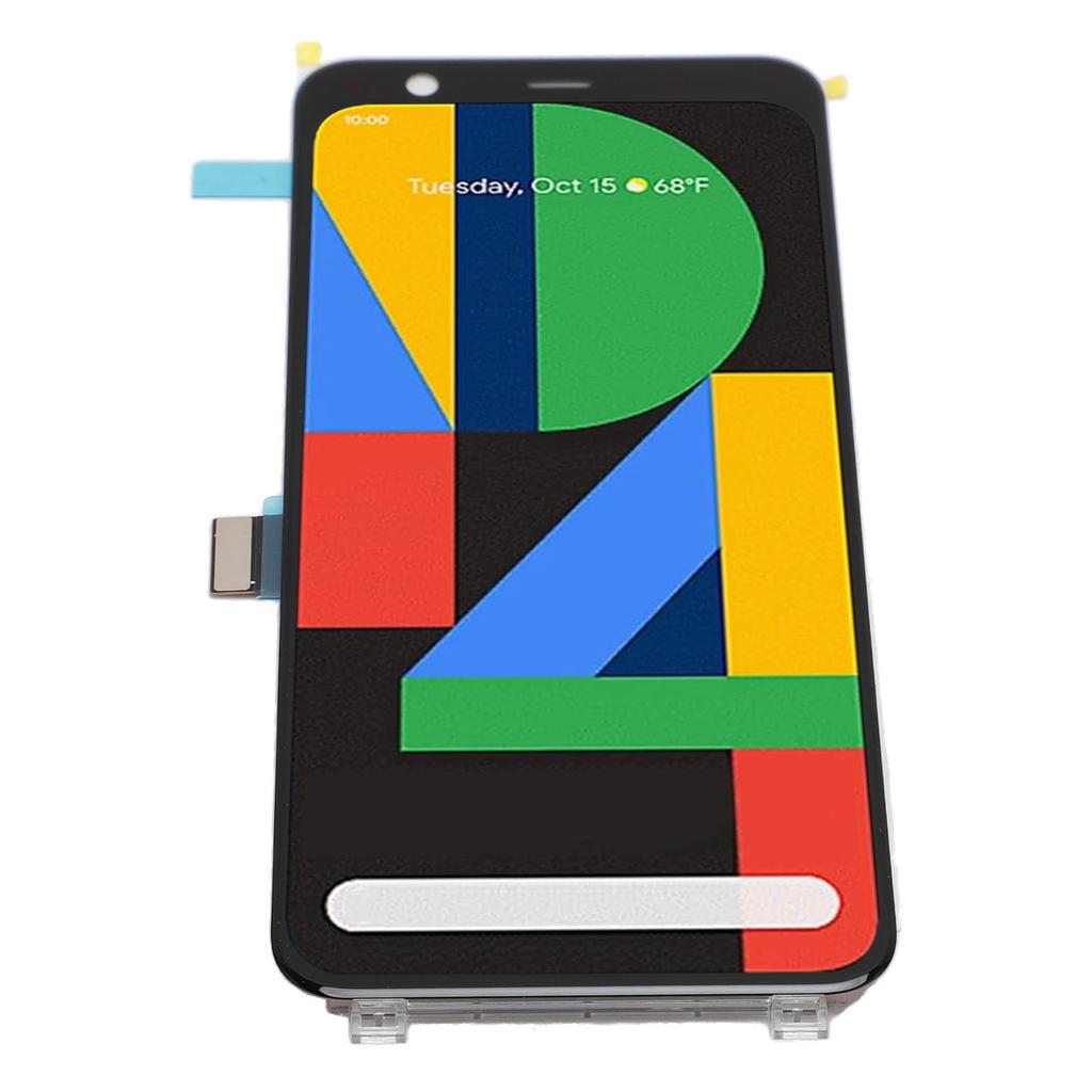 Screen Replacement for Pixel 4 G020I G020N G020M Touch Panel Digitizer Assembly with Tools Support Fingerprint