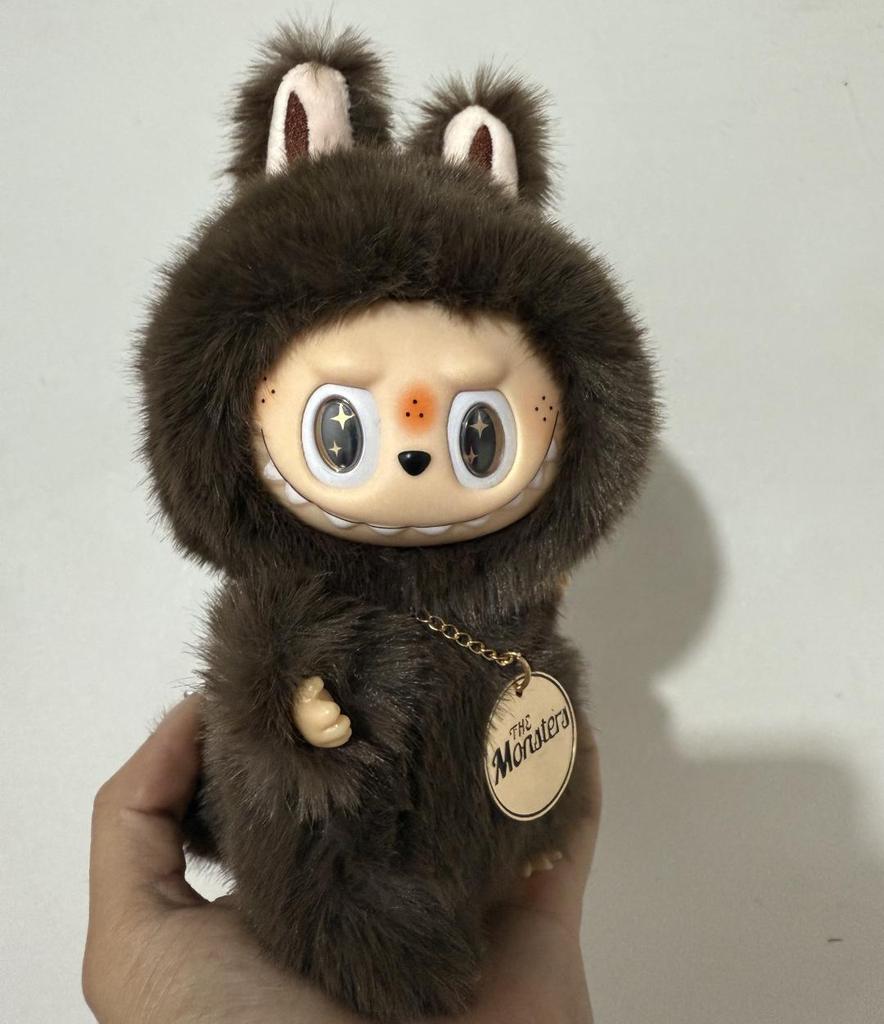 Кастомная кукла Labubu ZIMOMO: Маленький Вождь Розовый Ангел-Бабочка Подарок