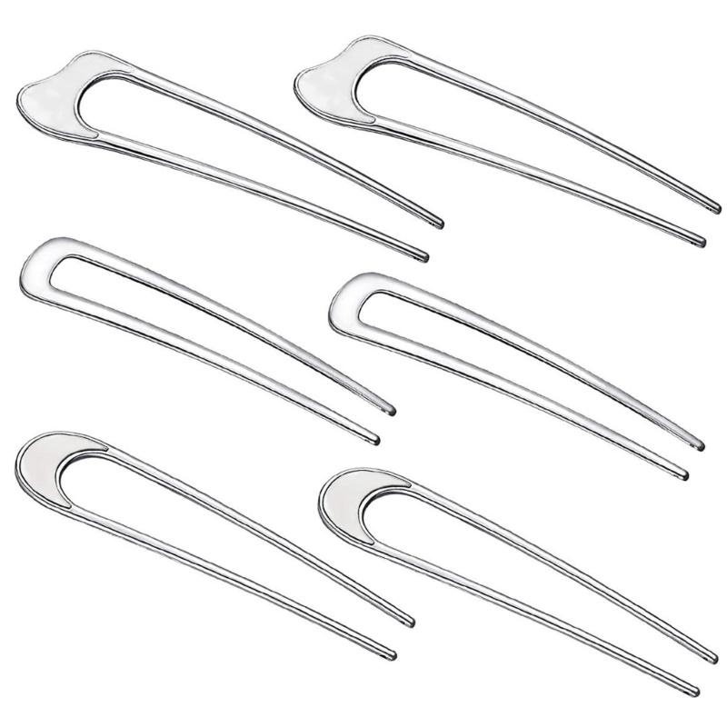 Уникальная вилка для волос большая французская металлическая заколка для волос для женщин элегантная укладка пучка заколки для волос винтажные аксессуары для прически