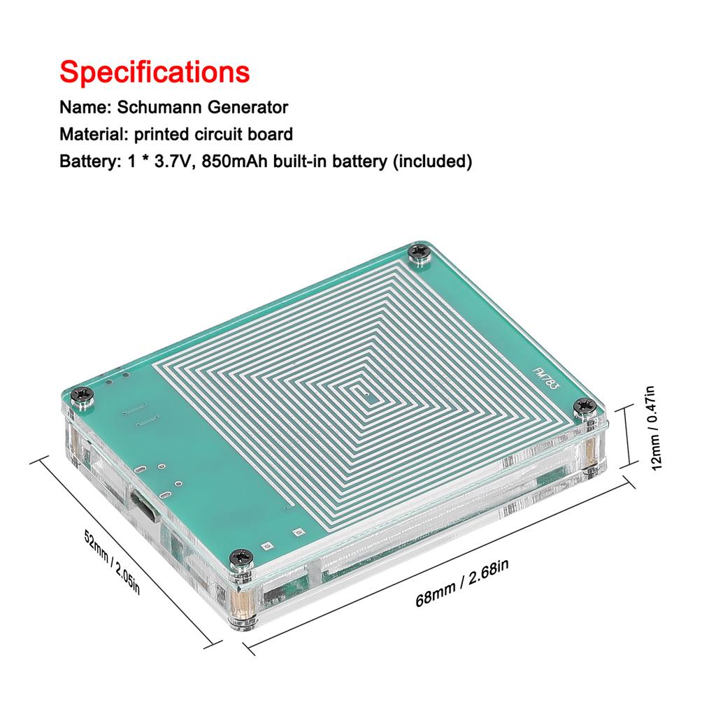 Генератор волн Шумана 7,83 Гц, улучшающий низкочастотный импульс, интеллектуальный прямоугольный сигнал
