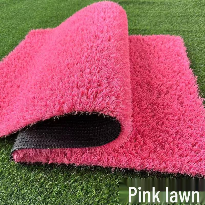 Розовая тематика парка аттракционов Свадебные украшения и Искусственный газон для уличной игровой площадки
