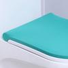Toilet Dust Cover Solid Color Firm Elastic Strap Seasonal Toilet Cover Home Style Toilet Cover Bathroom Accessory