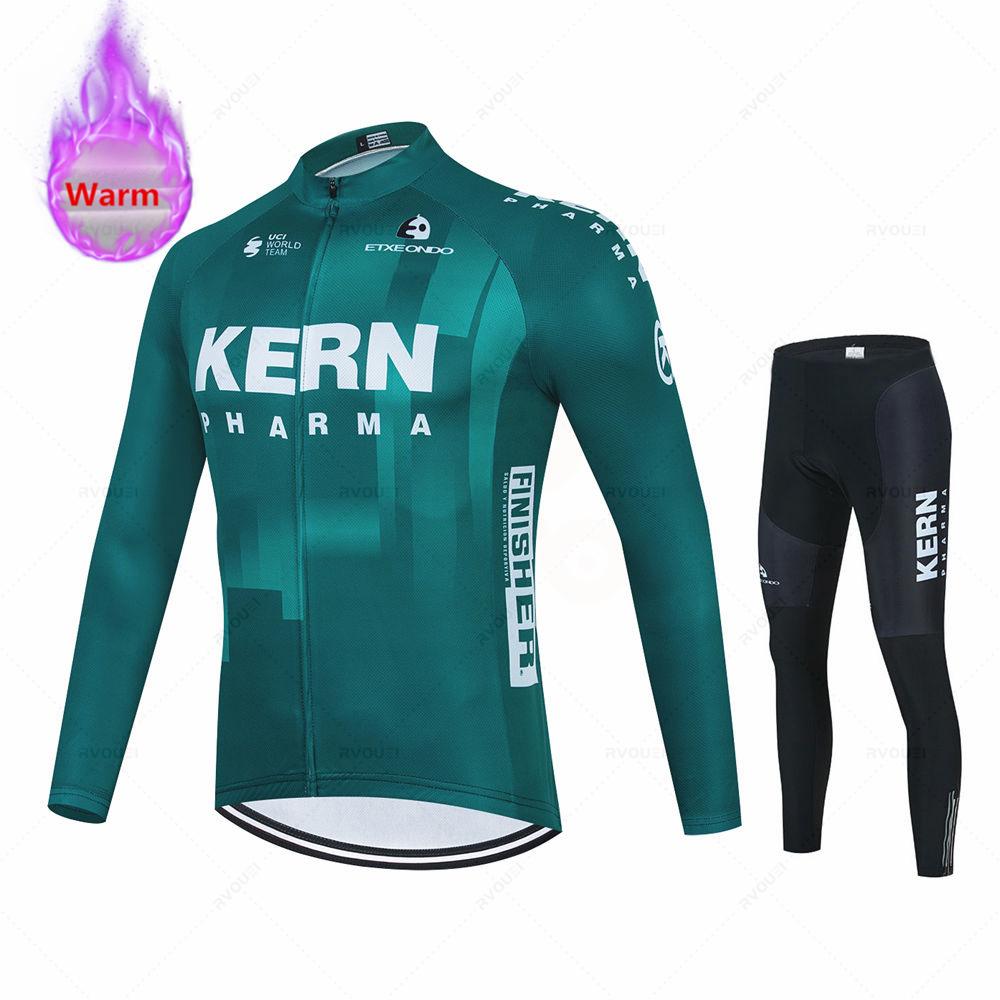 2026 Etxeondo Kern Зимний Термофлисовый Велосипедный Джерси Комплект для Шоссейного Велосипеда Велосипедная Одежда Сохранять Тепло MTB Одежда для Велосипеда Костюм