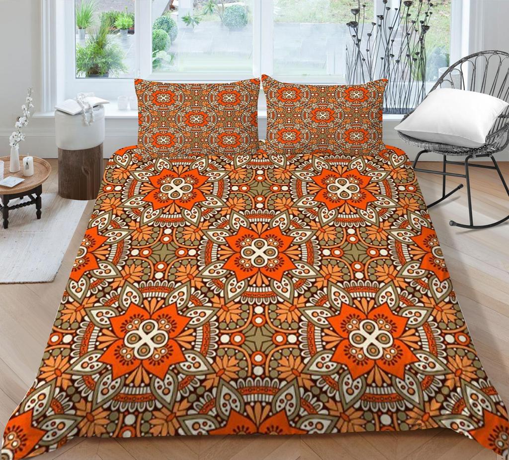 3D Duvet Cover Bohemian Highend Printing Bedding Cover Set Polyester Queen Single Size Boy Girl Luxury Quilt Cover