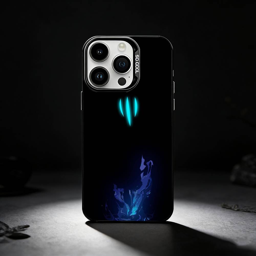 Чехол для игрового телефона Omen для iPhone 17,16,15,14,13,12,11 Plus,Pro Max,XS,Цветной серебристый чехол для телефона