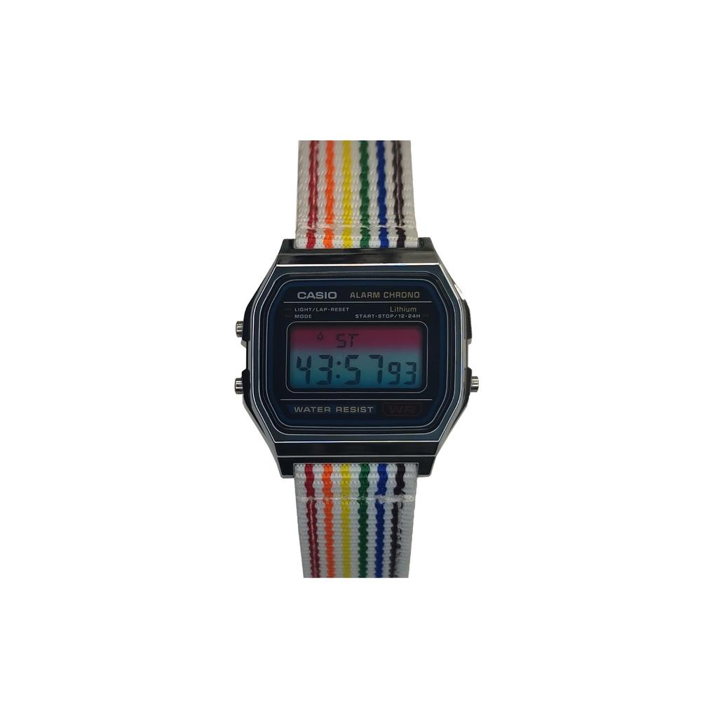 Casio Унисекс ЧАСЫ ДЛЯ ПОДРОСТКОВ Черные A158WA-1(Watch3--)