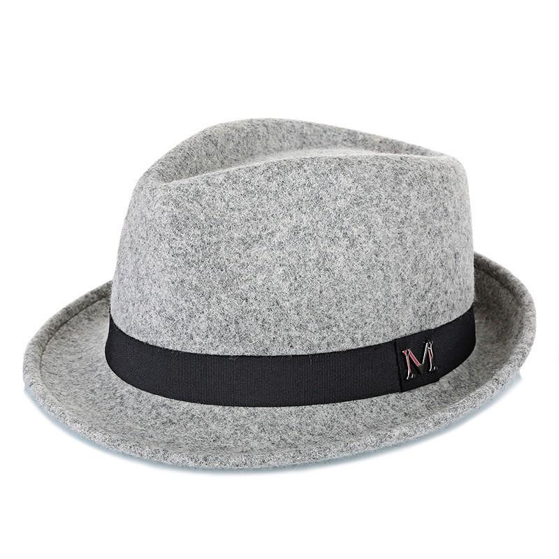 Pure Wool Men'S Hats, Green Middle-Aged And Elderly Top Hats, Warm Outdoor British Jazz Hats In Autumn And Winter, Directly Approved By Manufacturers