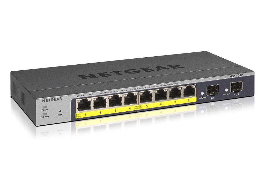 NETGEAR Switching Hub 8 Ports 1G Metal Housing Silent Fanless Limited Lifetime Hardware Warranty Cloud Management Smart Switch [Genuine Product]