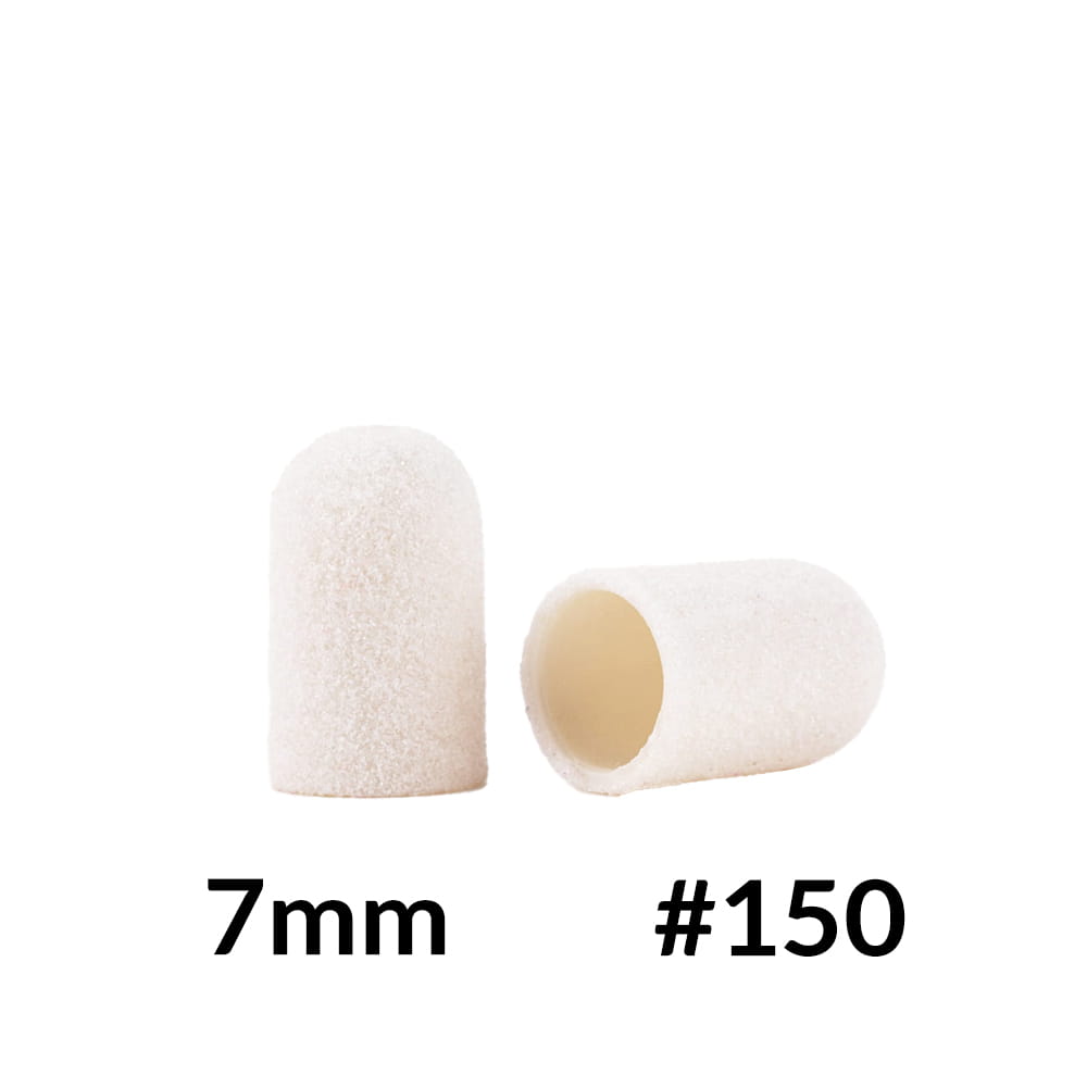 Kapturki Do Pedicure 7 Mm Gradacja 150 10 Szt Abs Podo Allemed Biały White