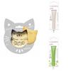 Cat Embossed Cookie Kit + 2 White and Light Green Chocolate Pens