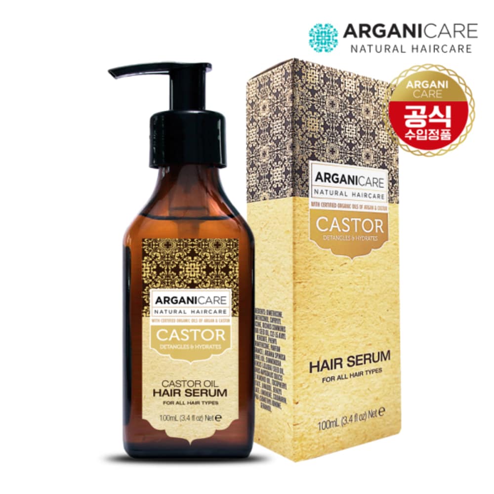 ARGANICARE Castor Perfume Hair Oil Serum 100ml For all hair types