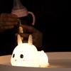 Bunny Nightlight Color Changing Bedroom Light Gift Soft Desk Lamp Nursery Led Silicone Night Light For Children