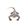 Alloy Lizard Statue Solid Animal Sculpture Desktop Ornament Simulation Animal Crafts Collection Home Decorations Accessories