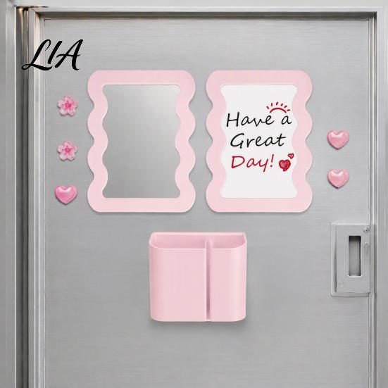 Gym Locker Organization 10Pcs Accessories Kit for Girls, Includes Magnetic Mirror, Whiteboard, Pen Holder, Back to School Supplies Magnets Stickers,