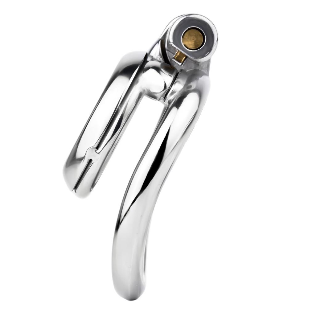 FRRK Just Flat Plate at Tip Simple Chastity Cage Device for Long-Term Wear Ensures Comfort While Staying Locked